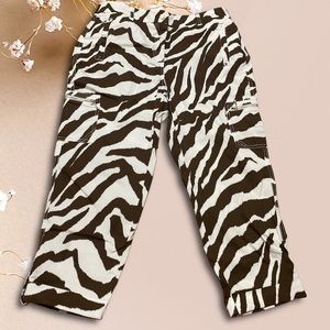 Brand New Chico’s Zebra Capris
